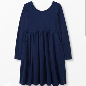 Hanna Andersson Long sleeve pocket skater dress size 5